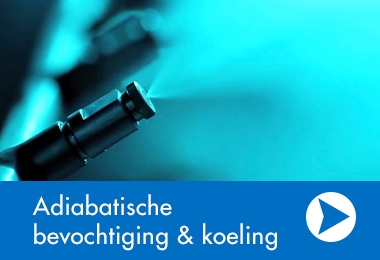 <p>Adiabatische bevochtiging &amp; koeling</p>